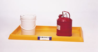 Containment Tray: No Grate, Yellow